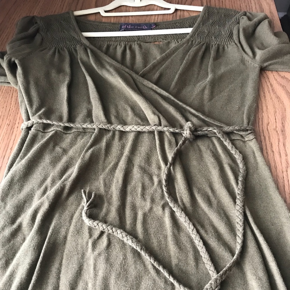 UC L organic cotton/bamboo 3/4 sleeve dress